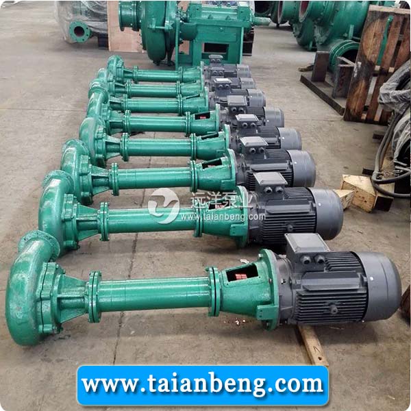 中国铁建采购远洋牌立式抽沙泵用于隧道清淤