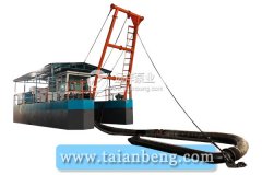 10寸抽沙泵船发往喀麦隆进行河道抽沙作业